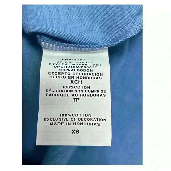 Champion Womens Cotton Logo Hoodie Blue Size XS gym activewear outdoor walking - Picture 10 of 10